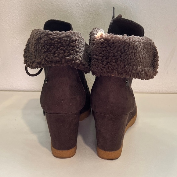 DANA BUCHMAN | laced brown wedges - Picture 4 of 8